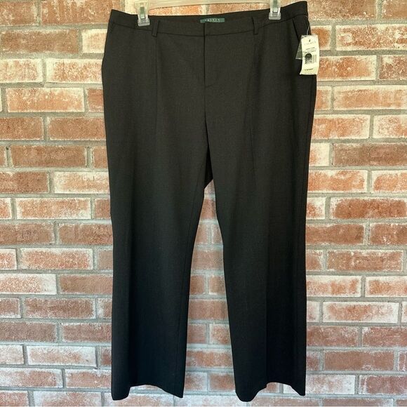 Lauren Ralph Lauren Dress Pants Trousers Wool Women’s Petite 16 W NEW Gray - Picture 1 of 8